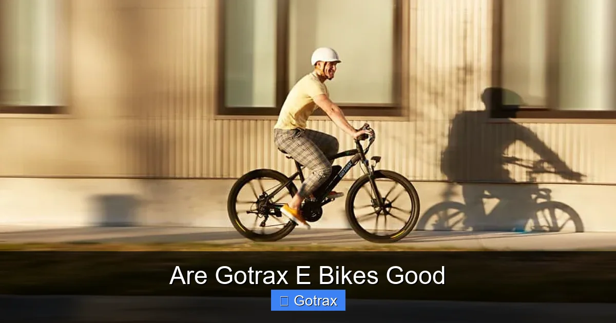Are Gotrax E Bikes Good