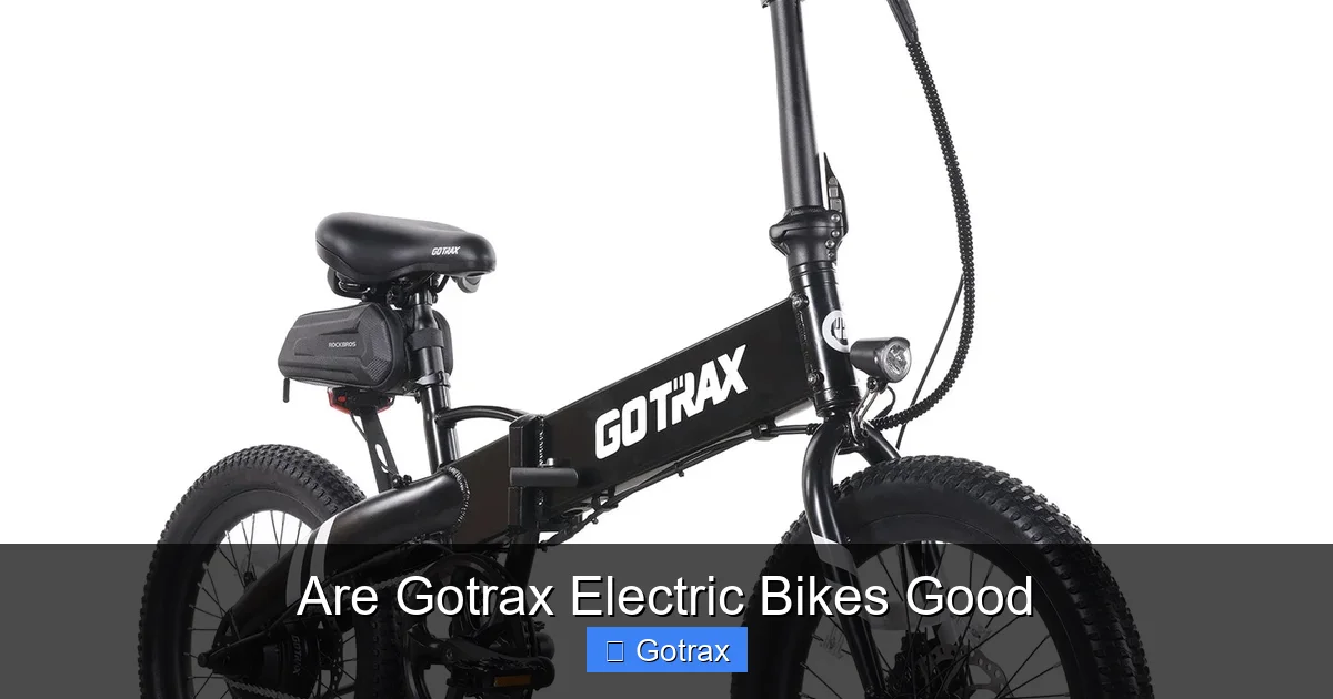 Are Gotrax Electric Bikes Good