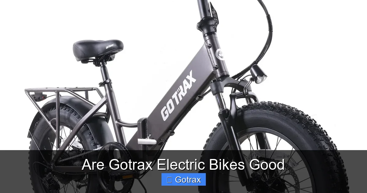 Are Gotrax Electric Bikes Good