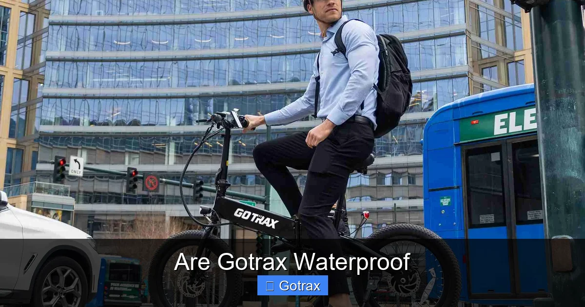 Are Gotrax Waterproof