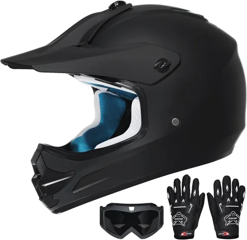 Youth Dirt Bike Helmet DOT Cer
