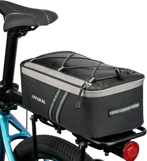JXFUKAL Rear Bike Rack Bag wit