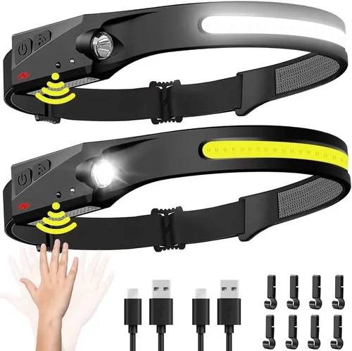 Headlamp Rechargeable 2PCS, 23