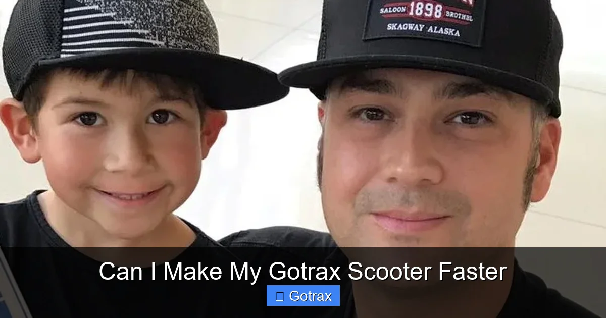 Can I Make My Gotrax Scooter Faster