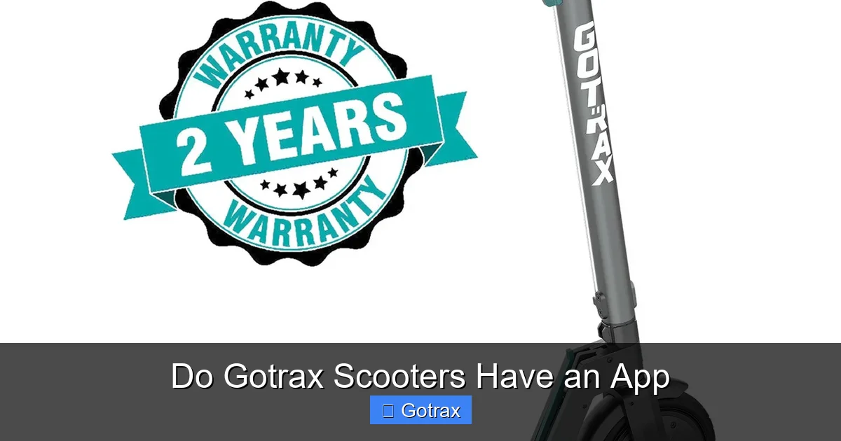 Do Gotrax Scooters Have an App