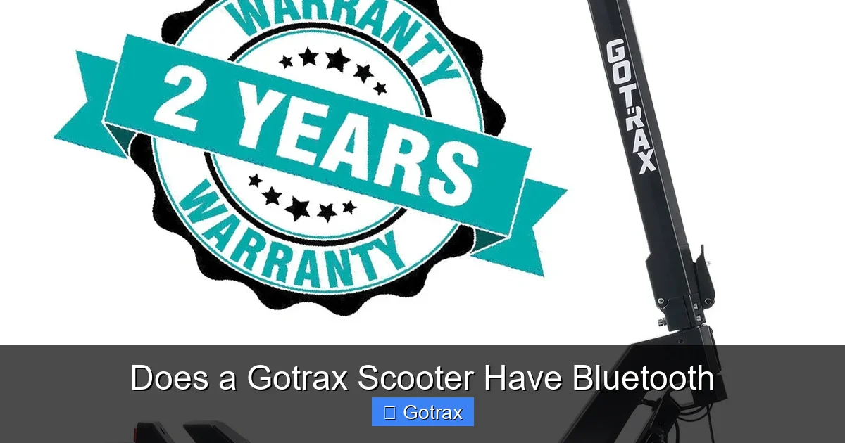 Does a Gotrax Scooter Have Bluetooth