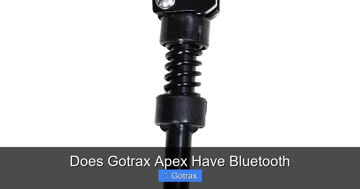Does Gotrax Apex Have Bluetooth