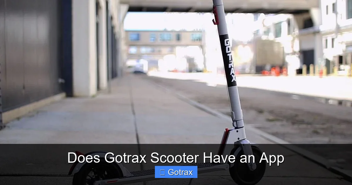 Does Gotrax Scooter Have an App