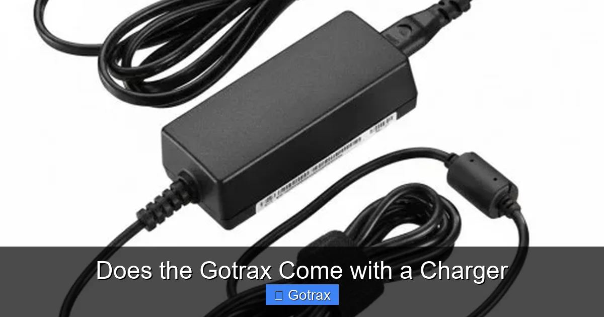 Does the Gotrax Come with a Charger