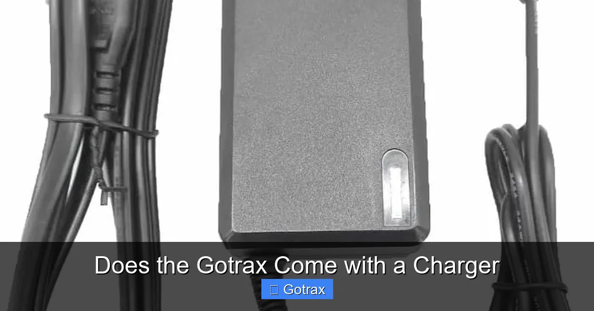 Does the Gotrax Come with a Charger