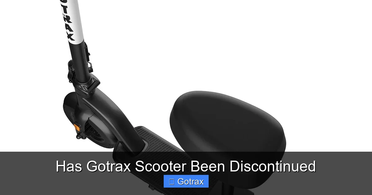 Has Gotrax Scooter Been Discontinued
