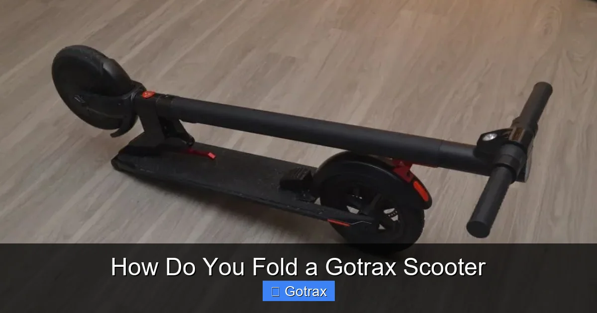 How Do You Fold a Gotrax Scooter