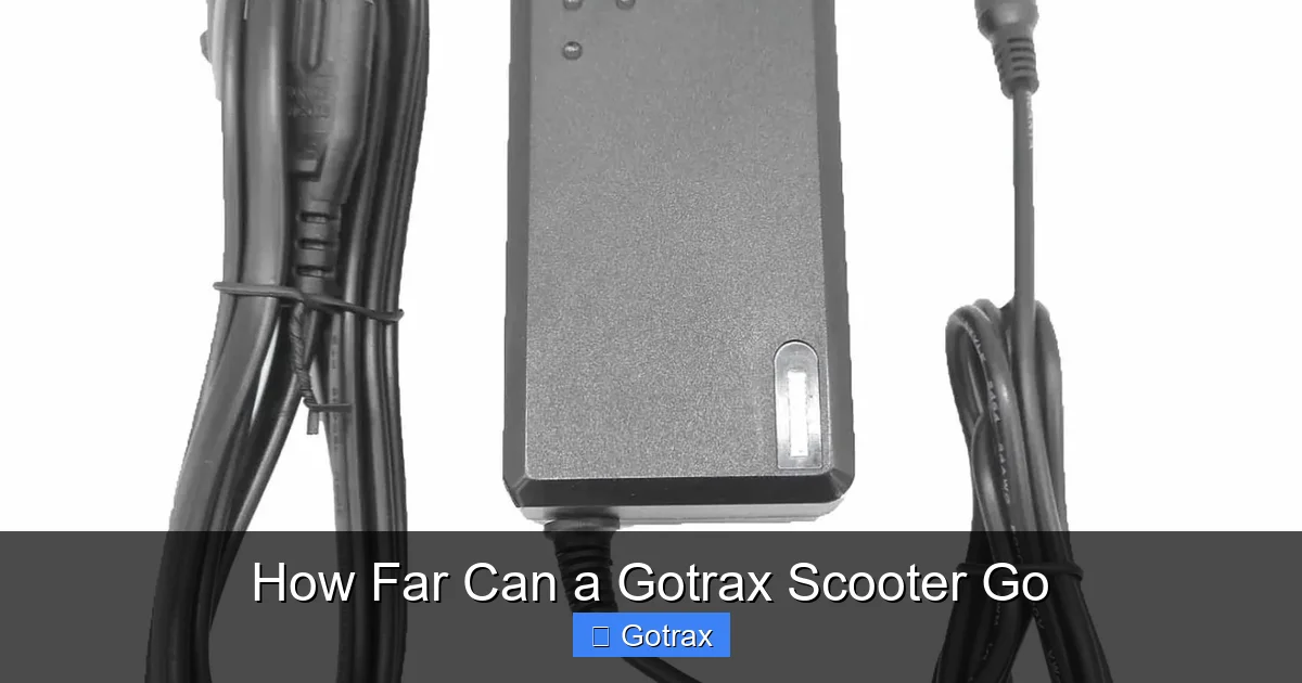 How Far Can a Gotrax Scooter Go