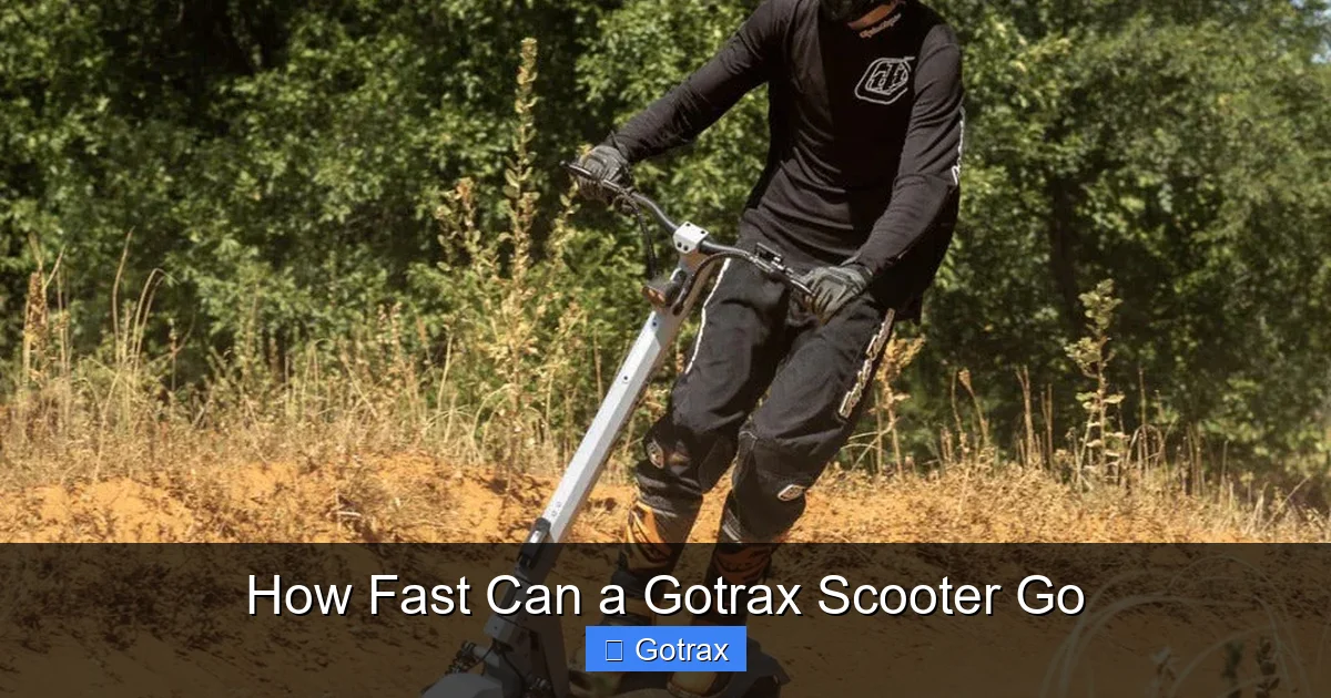 How Fast Can a Gotrax Scooter Go
