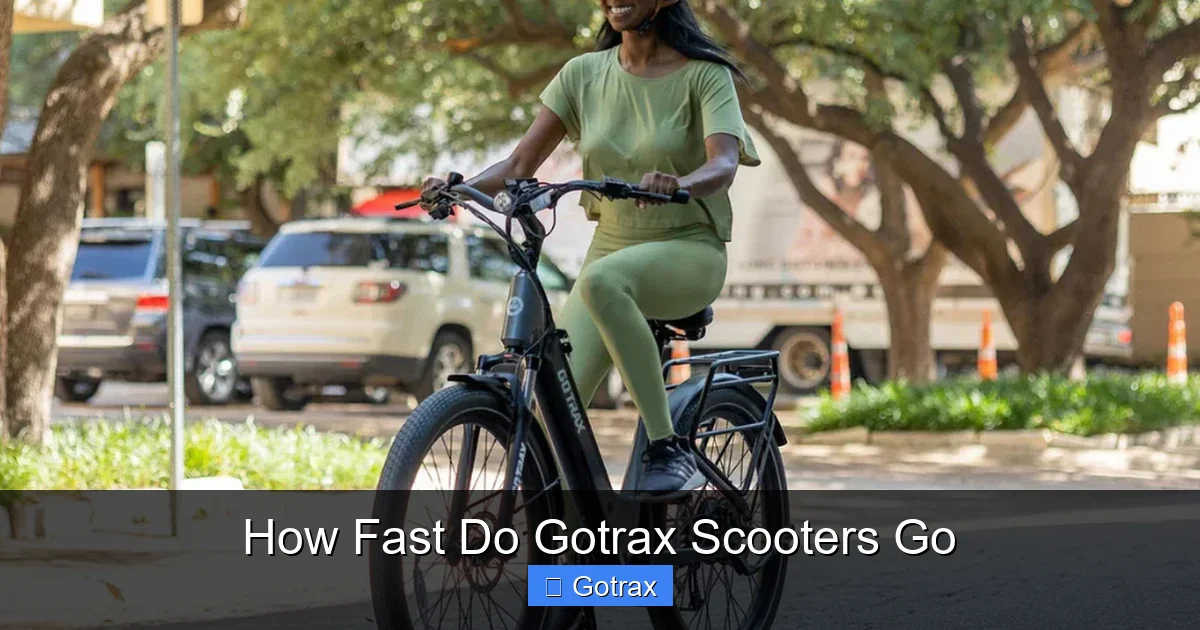 How Fast Do Gotrax Scooters Go