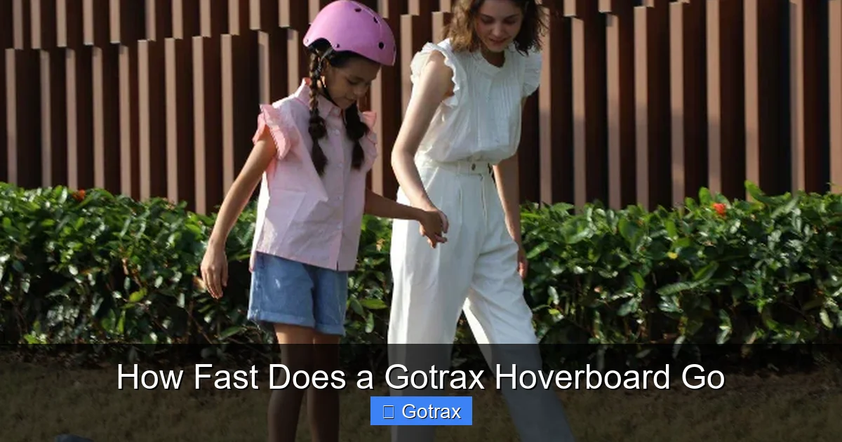 How Fast Does a Gotrax Hoverboard Go