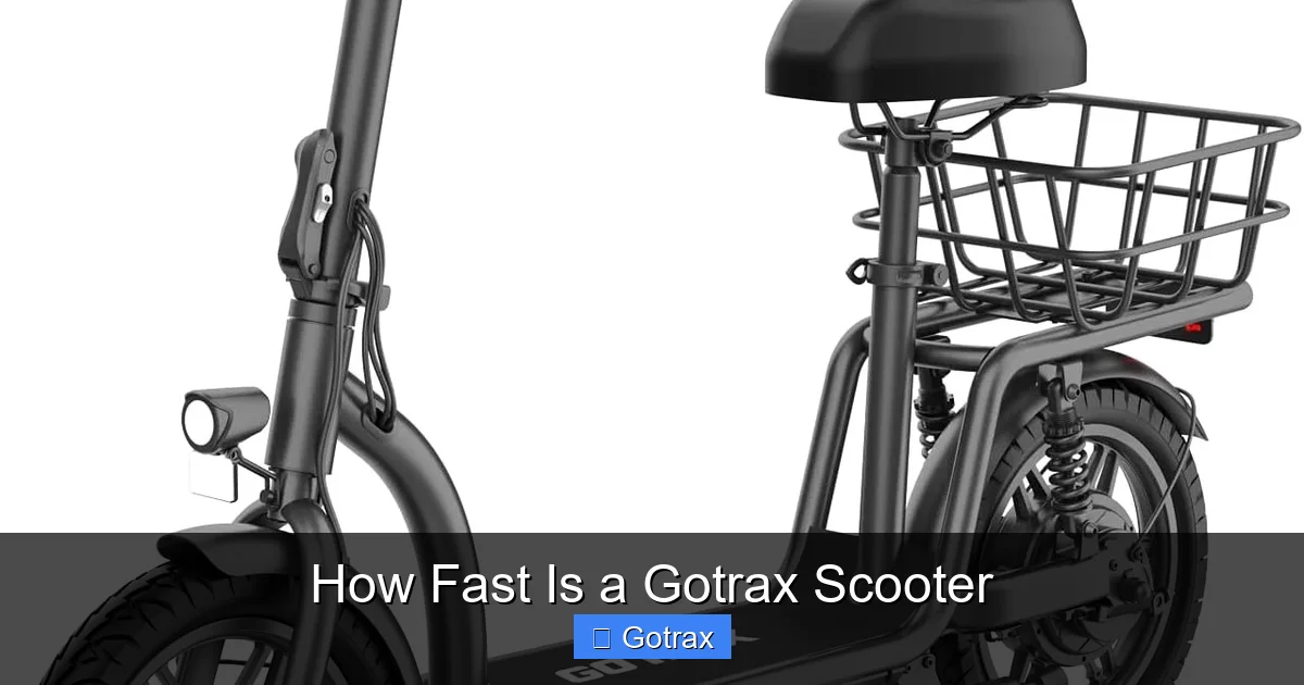 How Fast Is a Gotrax Scooter