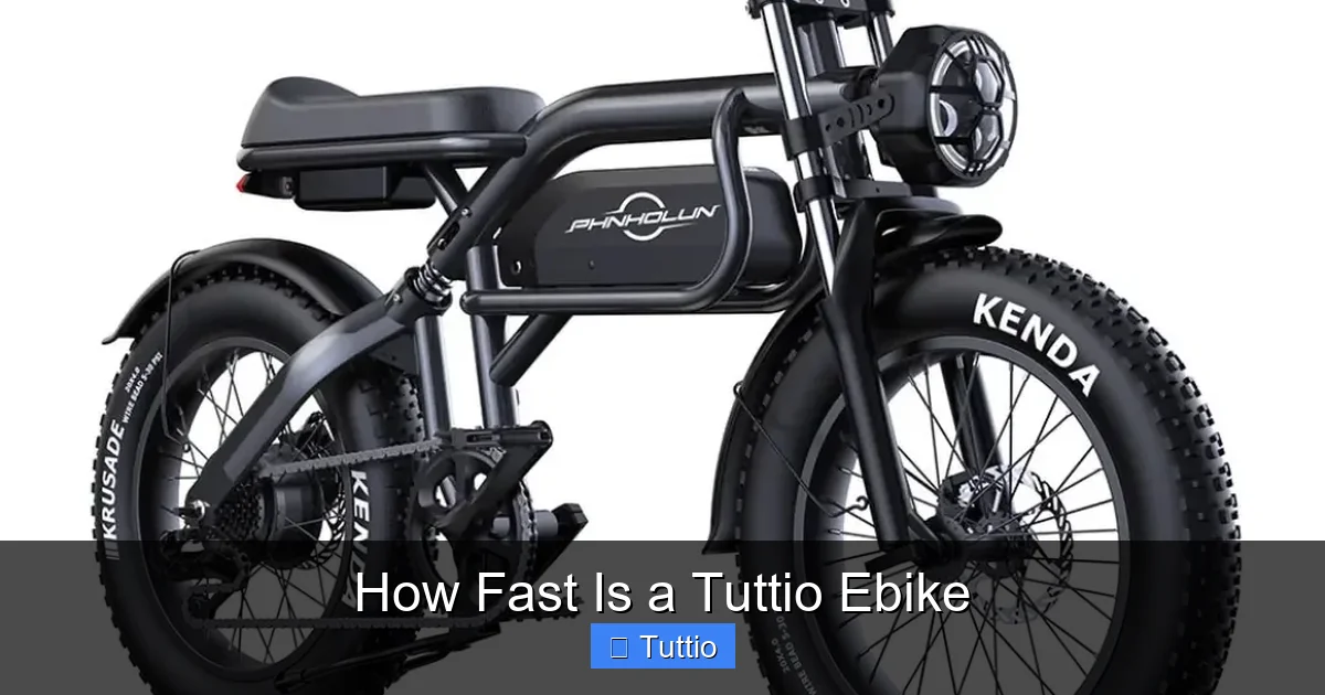 How Fast Is a Tuttio Ebike