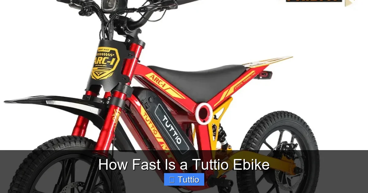 How Fast Is a Tuttio Ebike