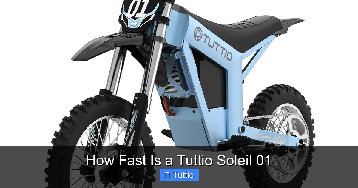 How Fast Is a Tuttio Soleil 01