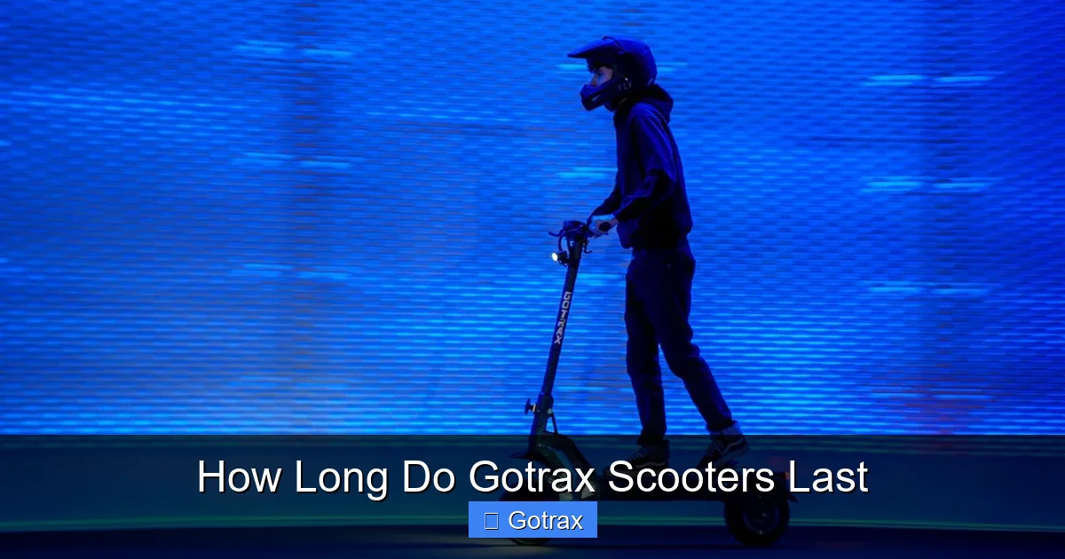 How Long Do Gotrax Scooters Last