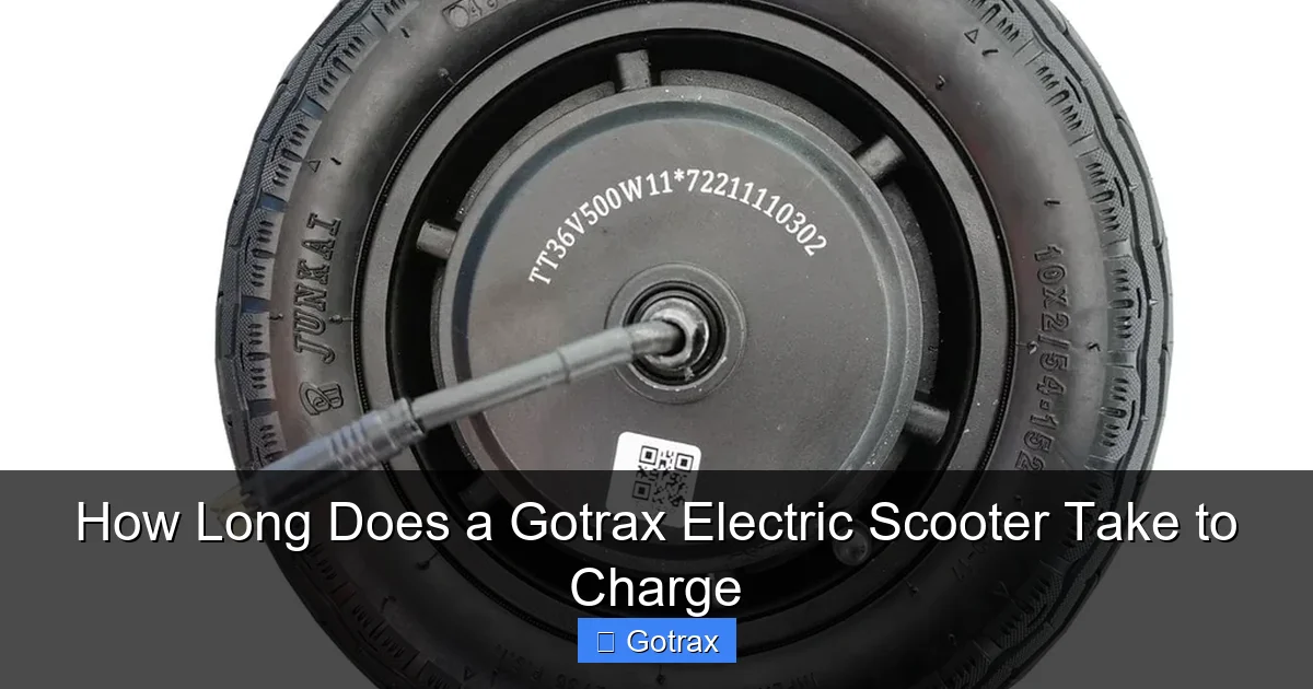How Long Does a Gotrax Electric Scooter Take to Charge
