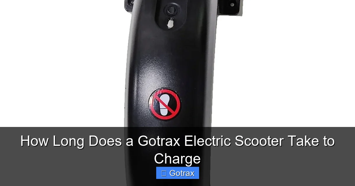How Long Does a Gotrax Electric Scooter Take to Charge
