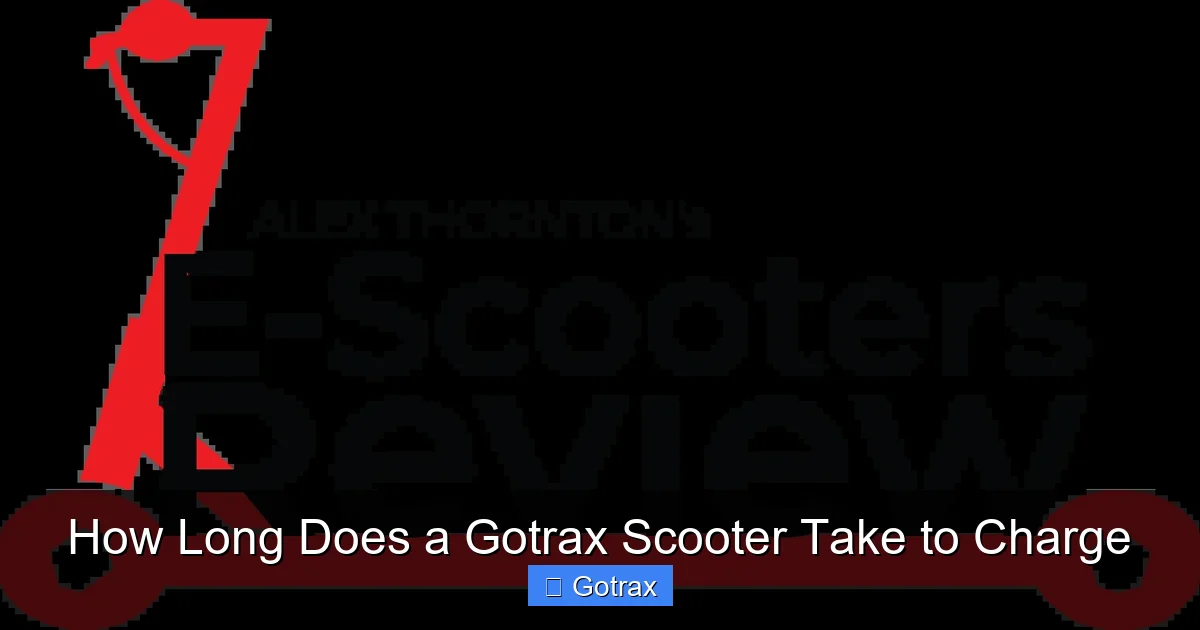 How Long Does a Gotrax Scooter Take to Charge