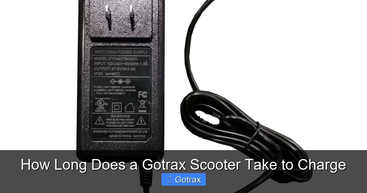 How Long Does a Gotrax Scooter Take to Charge
