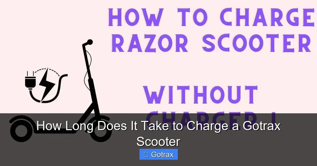 How Long Does It Take to Charge a Gotrax Scooter