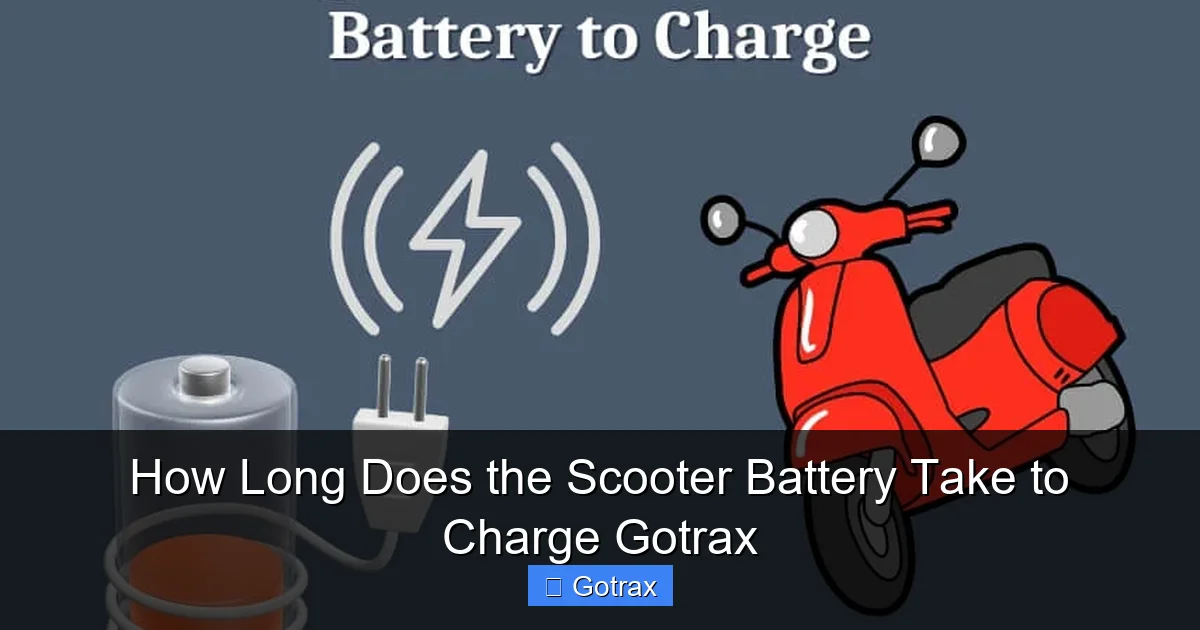 How Long Does the Scooter Battery Take to Charge Gotrax