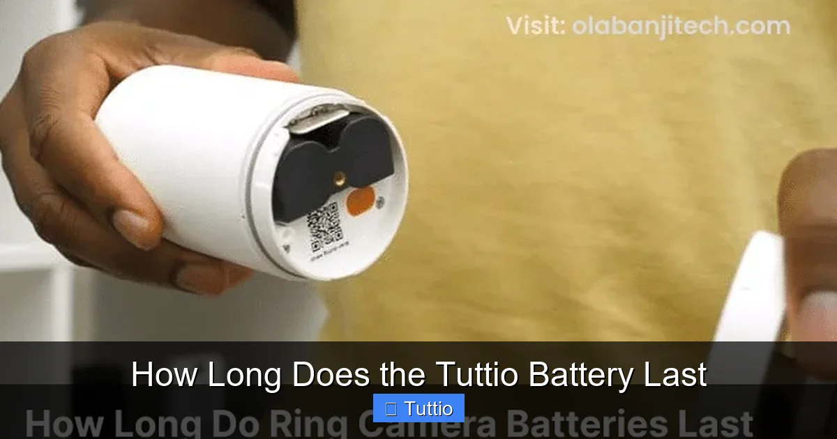 How Long Does the Tuttio Battery Last