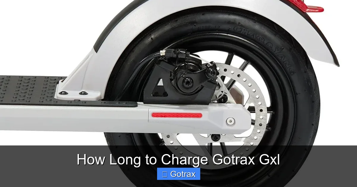 How Long to Charge Gotrax Gxl