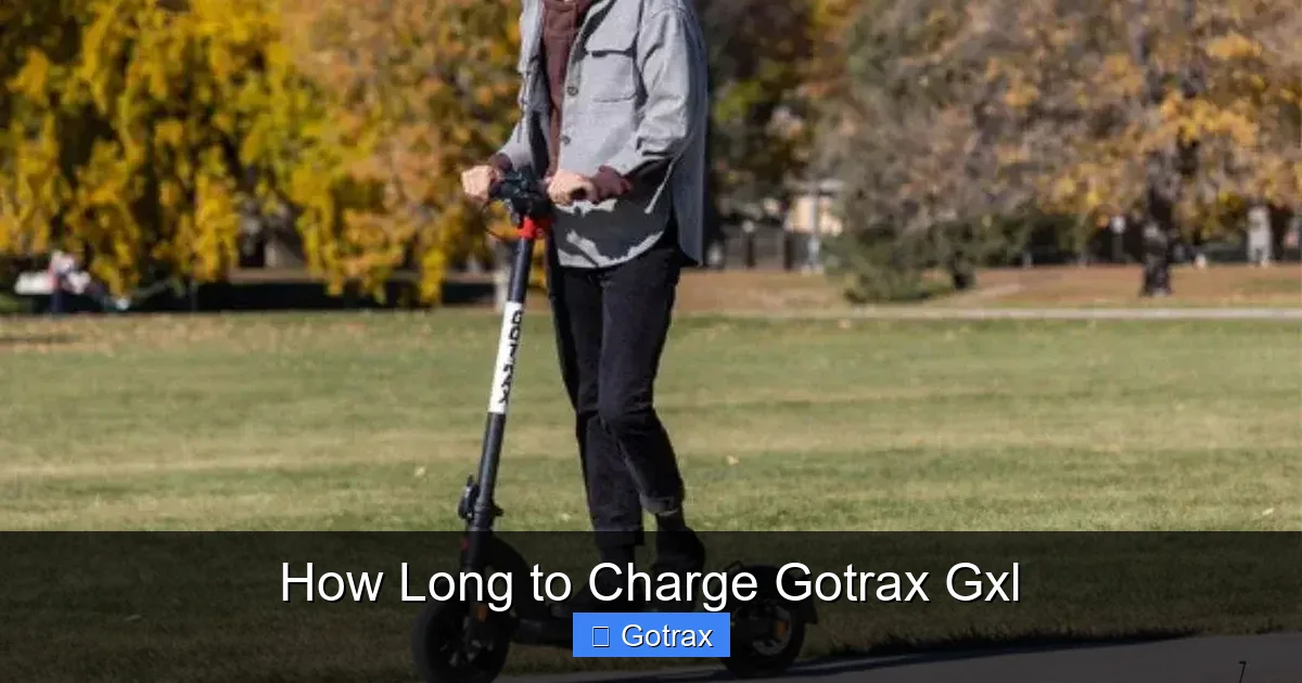 How Long to Charge Gotrax Gxl
