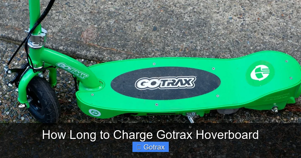 How Long to Charge Gotrax Hoverboard