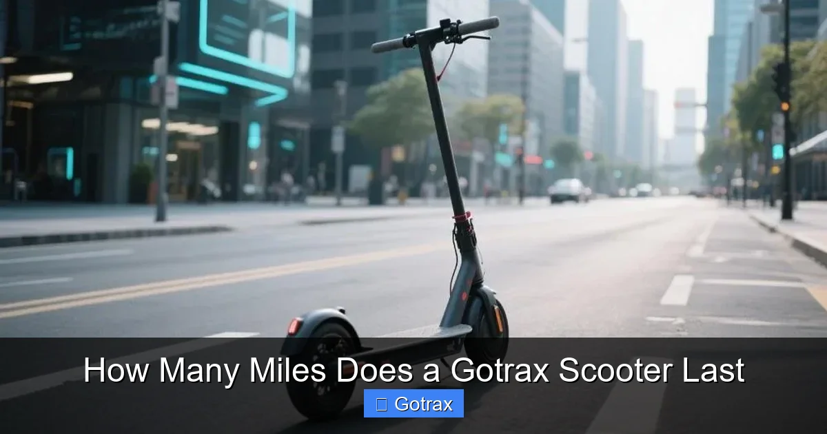 How Many Miles Does a Gotrax Scooter Last