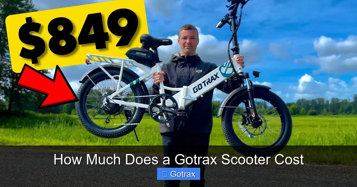 How Much Does a Gotrax Scooter Cost