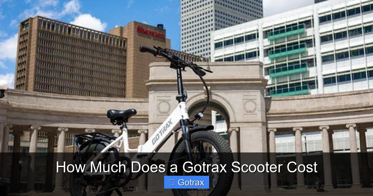 How Much Does a Gotrax Scooter Cost