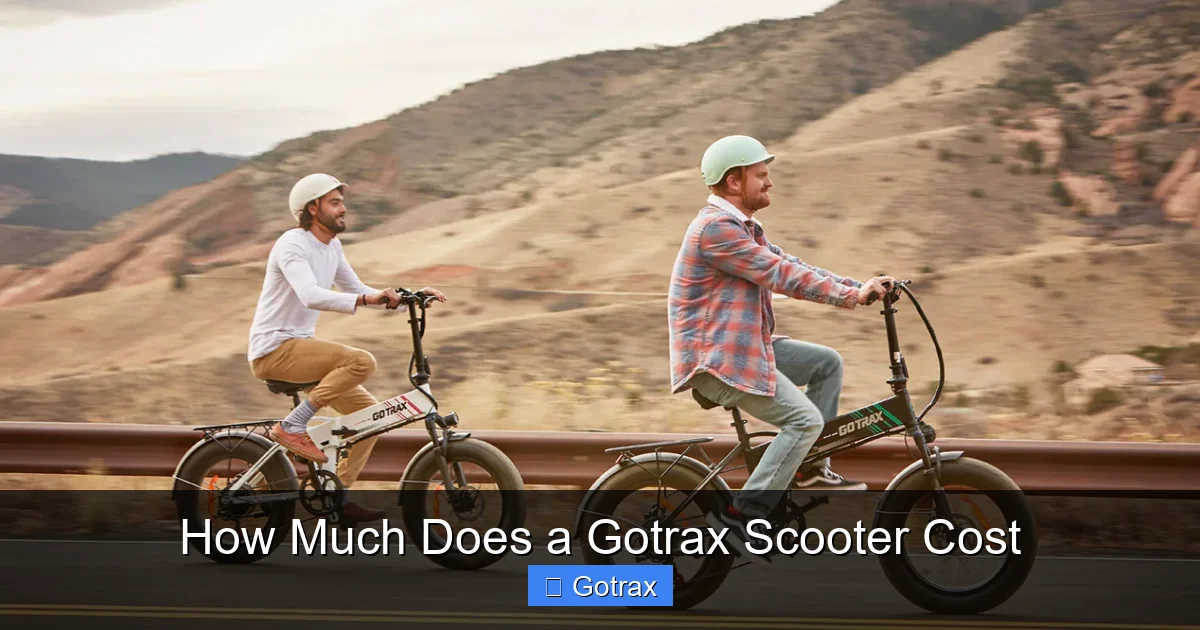 How Much Does a Gotrax Scooter Cost