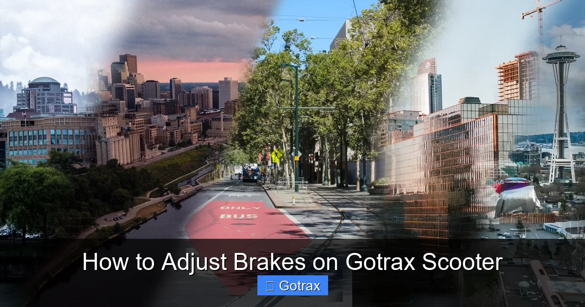 How to Adjust Brakes on Gotrax Scooter