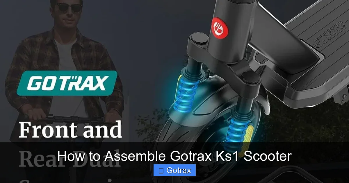 How to Assemble Gotrax Ks1 Scooter