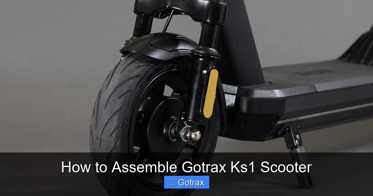 How to Assemble Gotrax Ks1 Scooter