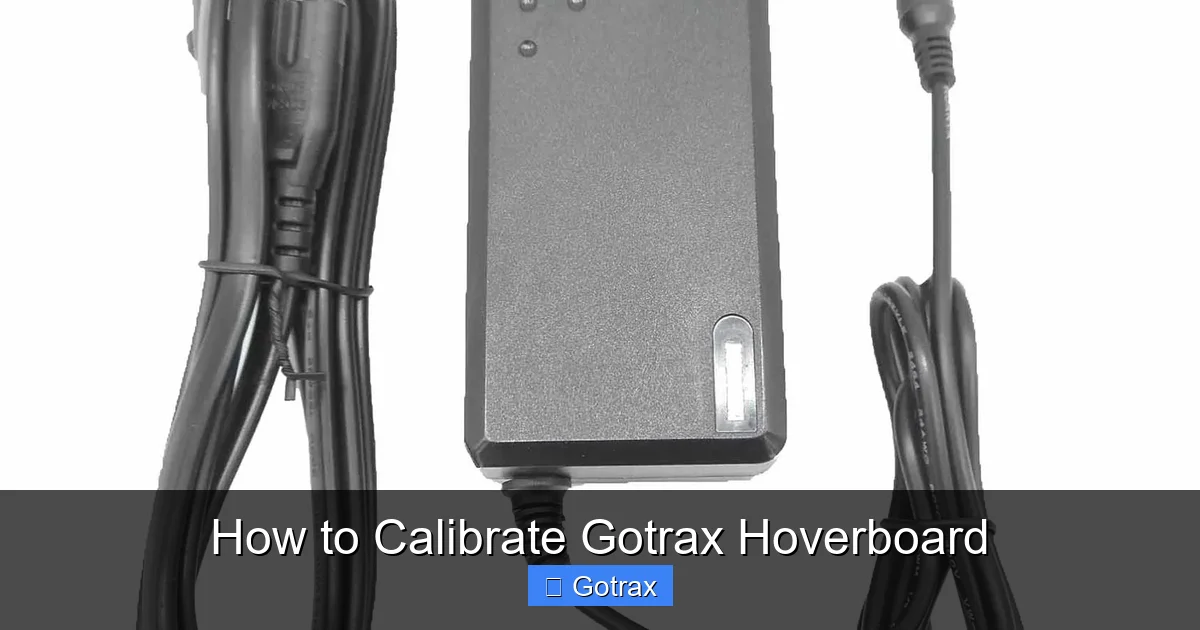 How to Calibrate Gotrax Hoverboard
