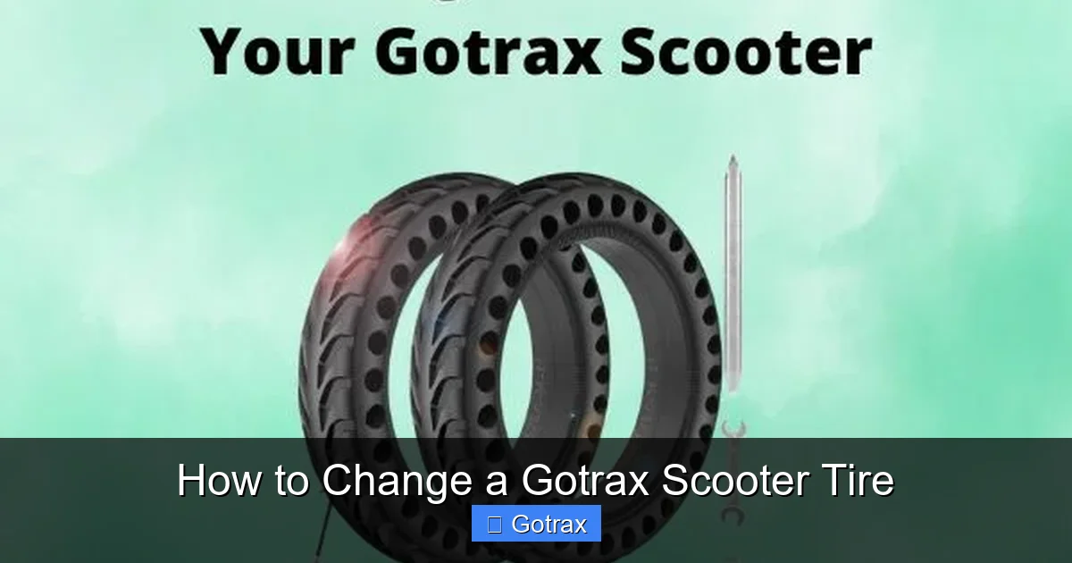 How to Change a Gotrax Scooter Tire