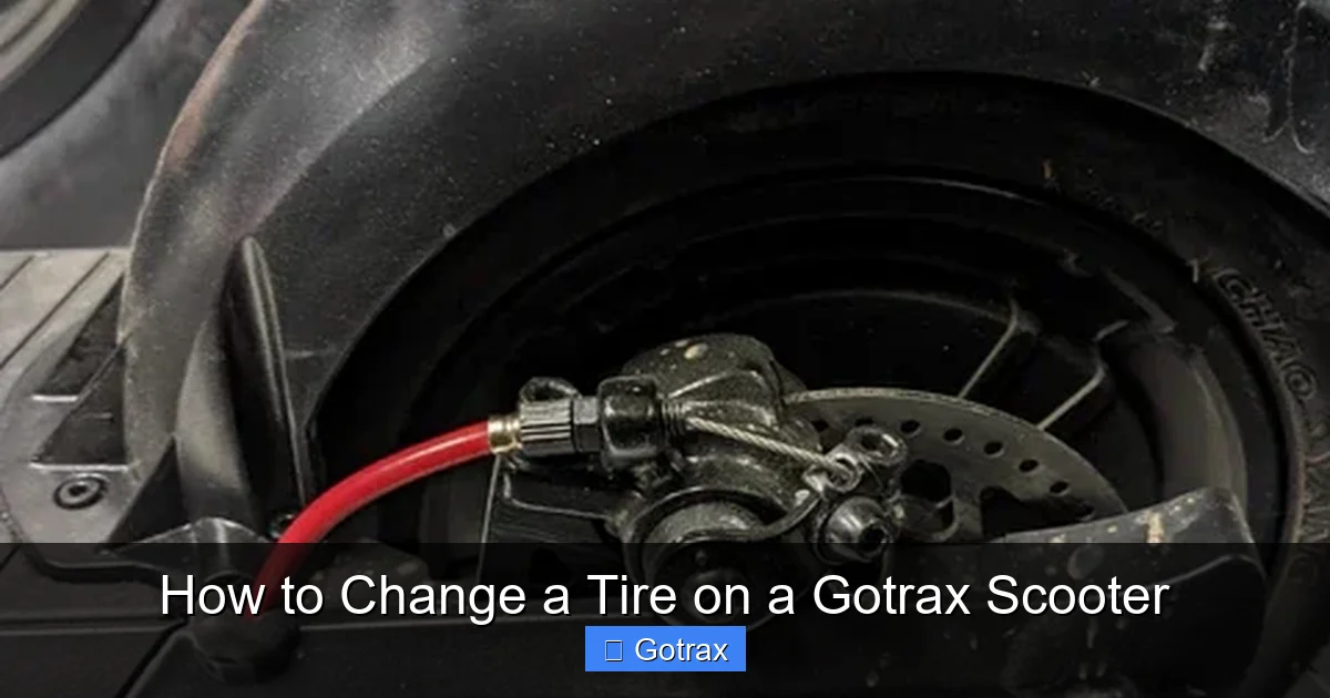 How to Change a Tire on a Gotrax Scooter