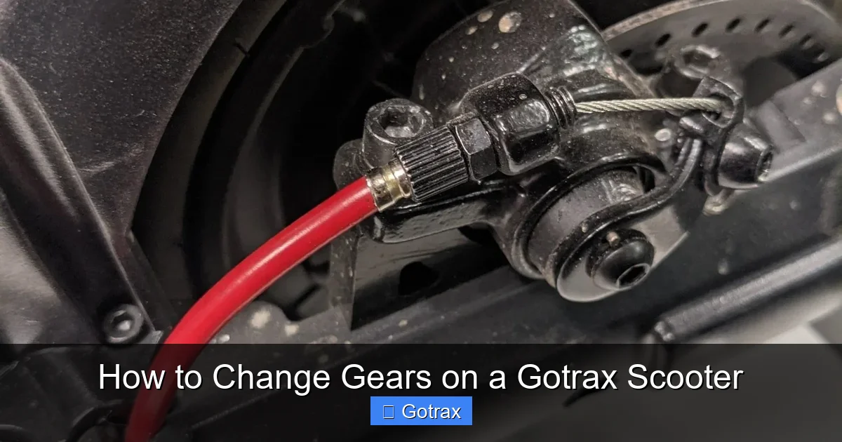 How to Change Gears on a Gotrax Scooter