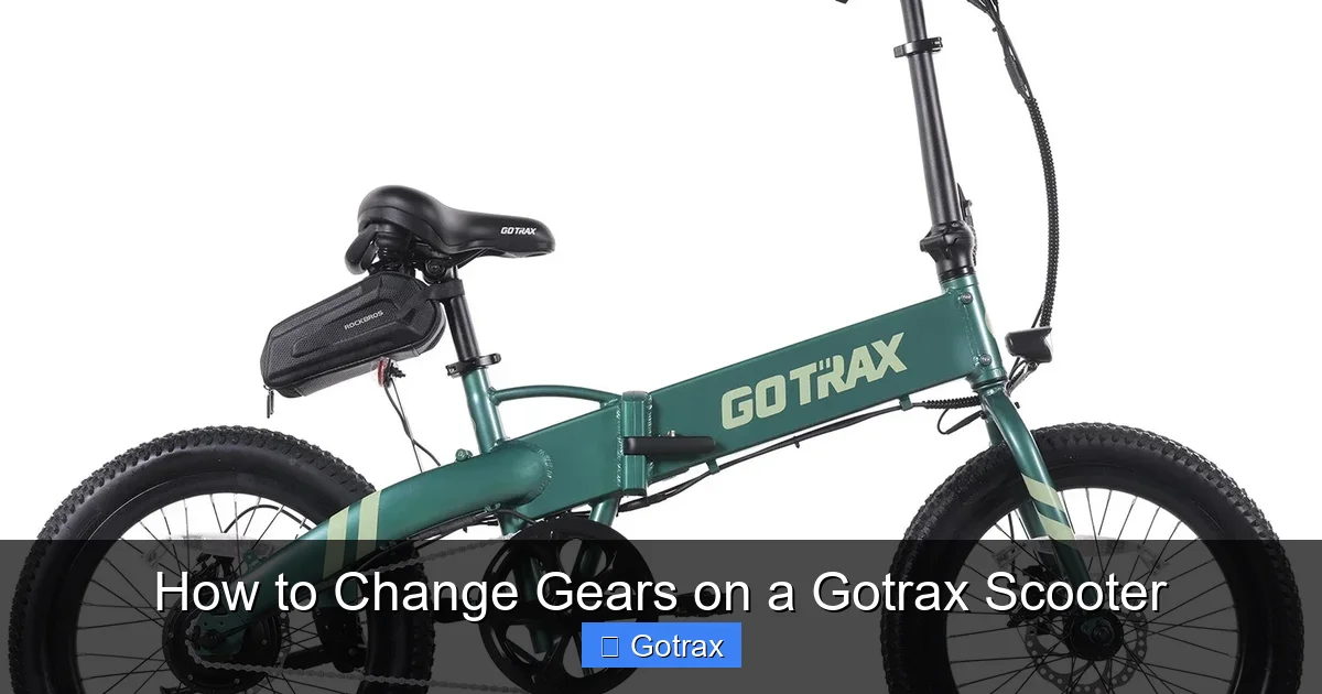 How to Change Gears on a Gotrax Scooter