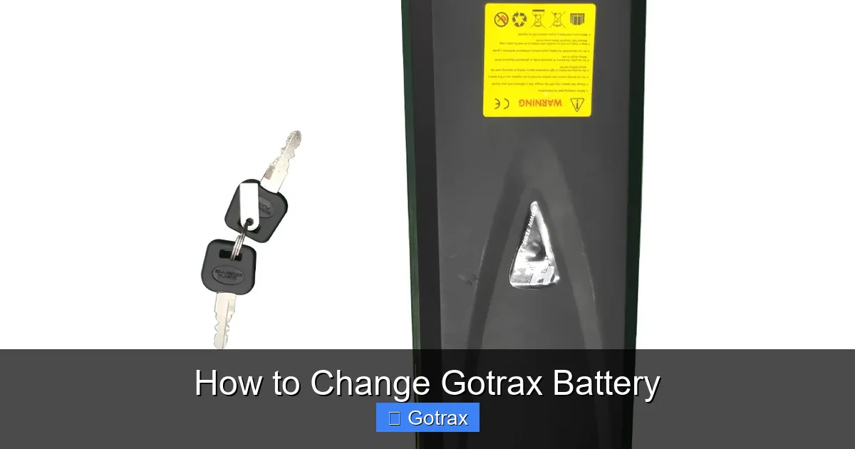 How to Change Gotrax Battery