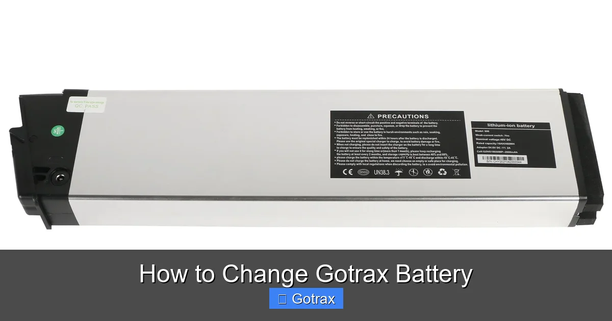 How to Change Gotrax Battery