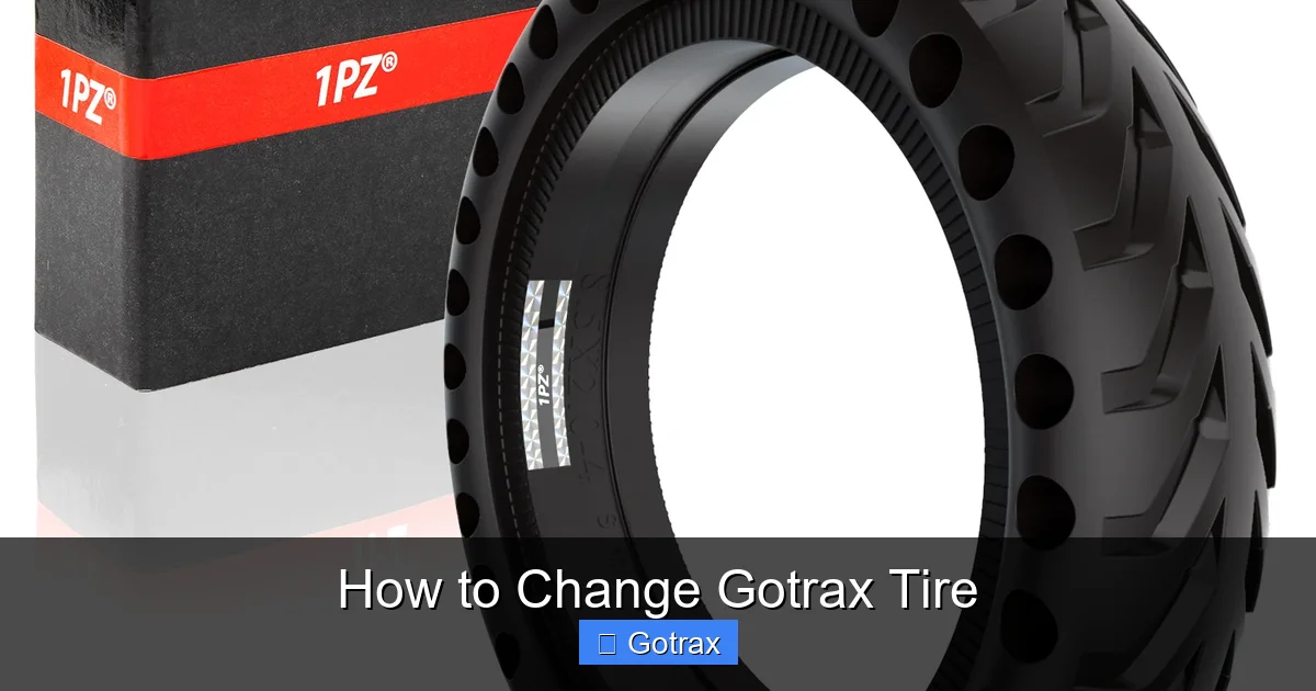 How to Change Gotrax Tire
